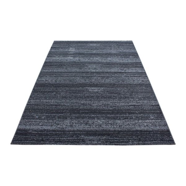 Matta - Modern - Grafitgrå - 80x150 cm - 100% PP Heatset - Kort lugg