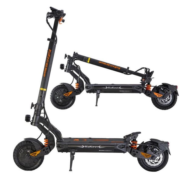 El-scooter - KUKIRIN G2 Master - Motor 2*1000W - Batteri 52V 20.8Ah - 70km Maksimal Rækkevidde