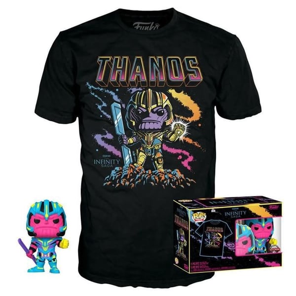 T-shirt - Funko Pop - Marvel - Thanos - XL - Vinylfigur T-shirt - Funko Pop - Marvel - Thanos - XL - Vinylfigur