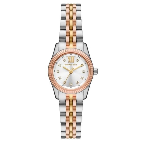 Damklocka Michael Kors MK4987 bicolor stål guld/silver 26 mm kvarts vattentålig 5 ATM