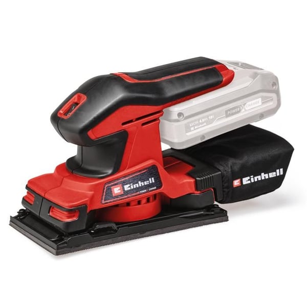 Einhell Slippapper med vibrationsfunktion TC-OS 18/187 Li-Solo PXC (18V, med slipmedel) Levereras utan batteri eller laddare