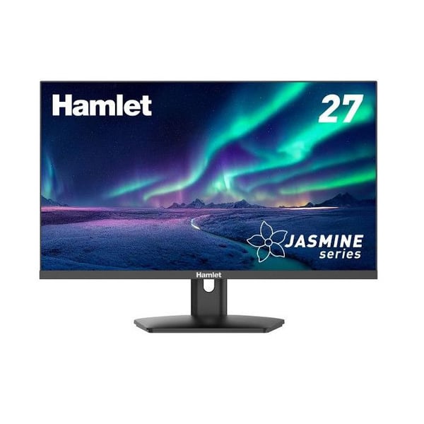 HAMLET Monitor 27" Full HD IPS 100Hz HDMI/VGA Svart HM27JF-V