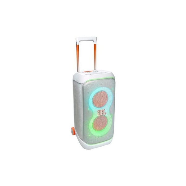 Bärbar festhögtalare med hjul JBL PartyBox Stage 320 Bluetooth Vit