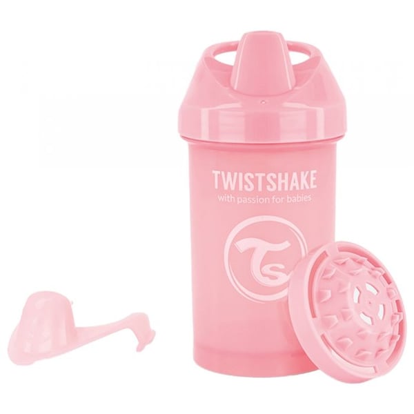 Tasse Crawler Twistshake 300 ml Rosa