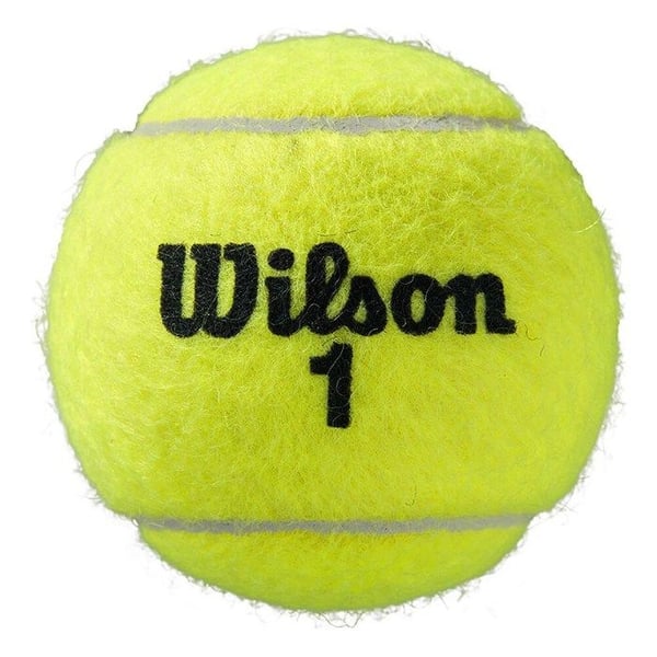 Tenniskugler - Wilson - Roland Garros - 4 stk. - Naturlig gummi - Gul