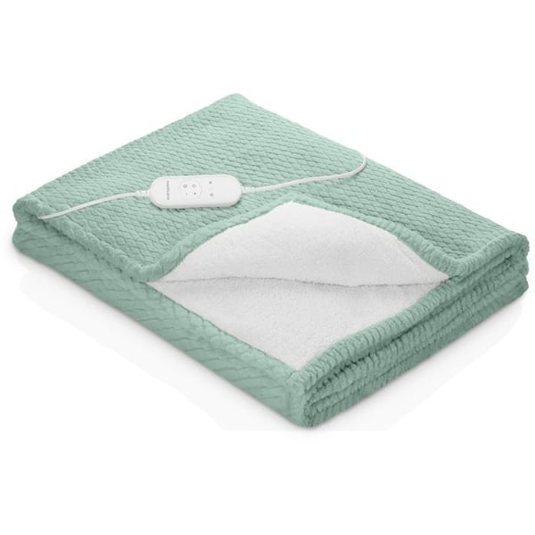 Vändbar värmefilt - MEDISANA - HB 417 - 120 W - 9 inställningar - 180 x 130 cm - Grön