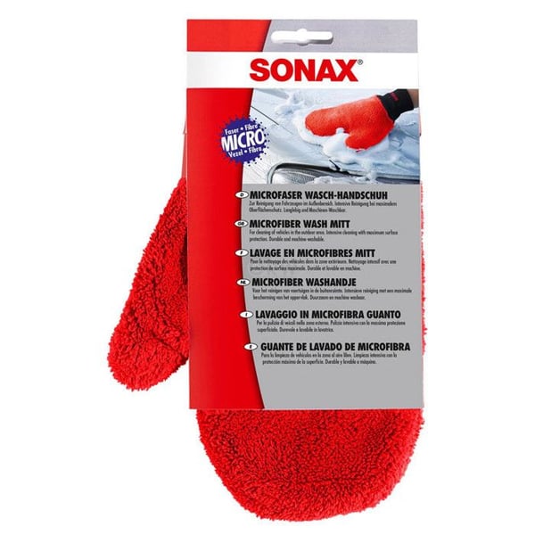 Rengøringshandske - Mikrofiber - Bilkarrosseri - SONAX