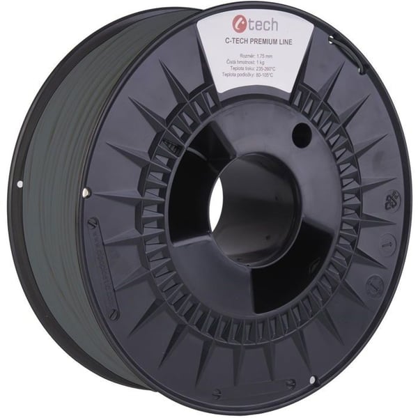 Filament ABS - C-TECH - PREMIUM LINE - Basaltgrå RAL7012 - 1,75 mm - 1 kg - FDM