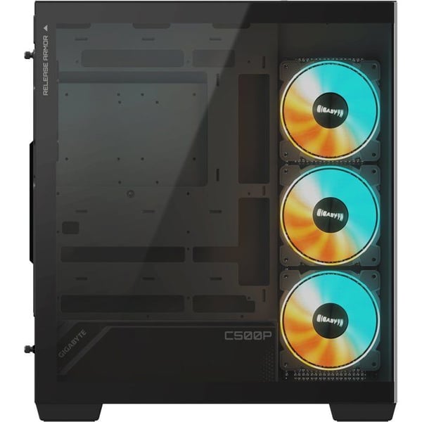 Datorchassi - GIGABYTE - C500 PANORAMIC STEALTH - ATX/mATX/mITX - 4x120mm ARGB - Härdat glas