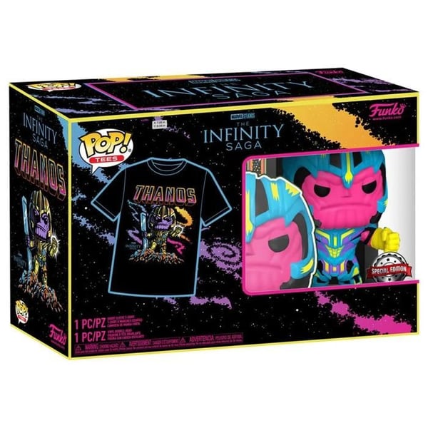 T-shirt - Funko Pop - Marvel - Thanos - XL - Vinylfigur
