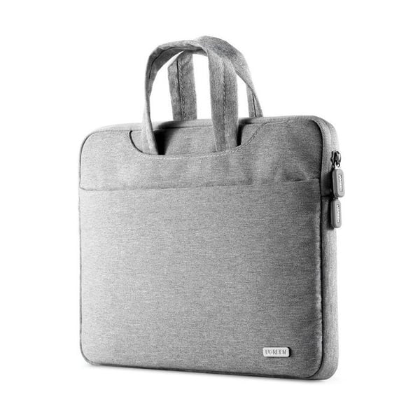 Laptopväska - UGREEN - 14 till 14.9" - Grå - 3 fack - Fram- och bakfickor