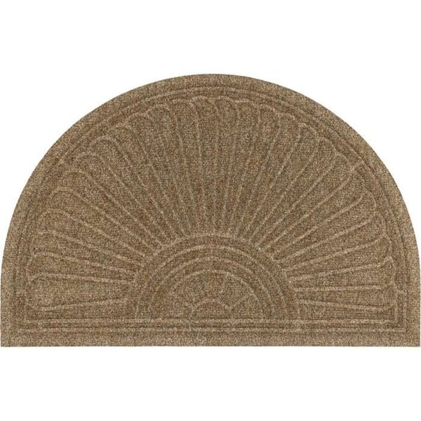 Paillasson Halfmoon taupe 85 x 55 cm tvättbar golvmatta wash+dry DUNE