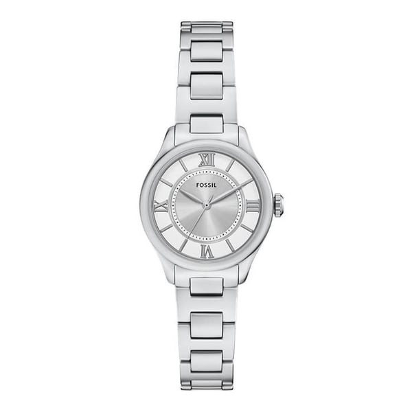 Klocka - FOSSIL - ES5419 - Silverfärgad rostfritt stål - Diameter 28 mm - Vattentålighet 5 ATM