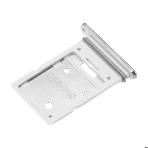 Original Hybrid Drawer Dual Nano SIM eller Nano SIM och microSD för Galaxy A53 Samsung Vit