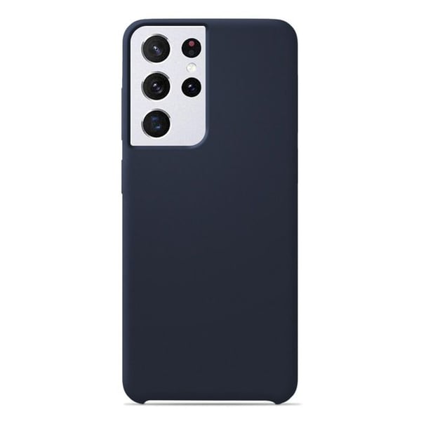 1001Coques - Silikonskal med mjuk touch kompatibel med Samsung Galaxy S21 Ultra - Inuti mikrofiber i sammet