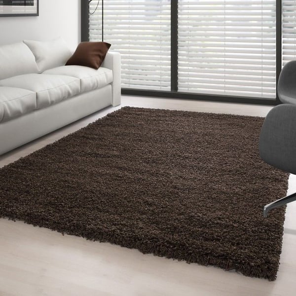Ayyildiz - Tapis Shaggy lång lugg unik färg BRUNT - (80x250 cm) Ayyildiz - Tapis Shaggy lång lugg unik färg BRUNT - (80x250 cm)