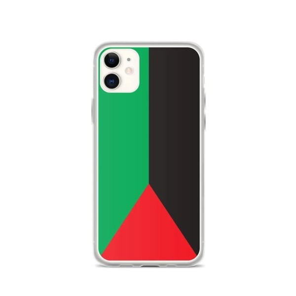 Mobilskal – Martinique Flagga – Kompatibel med iPhone 11 – Mjuk Fodral – Slitstark och Stötresistent – Silikon – Pixelforma