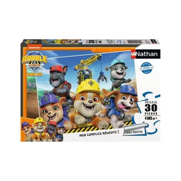 Pussel 30 bitar - Byggarbetsplatsens hjältar Rubble