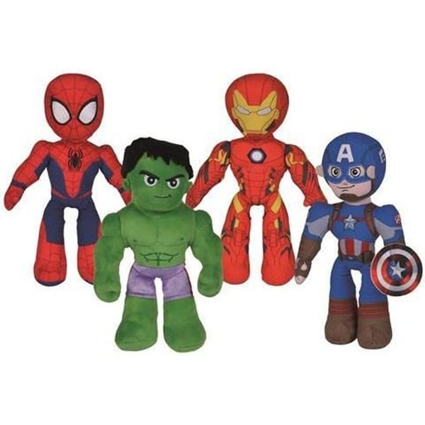 Peluche - DISNEY - Marvel - Articulerad - 25 cm - Flerfärgad