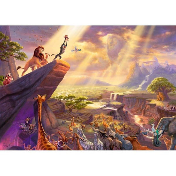 Pussel 1000 bitar - SCHMIDT SPIELE - Thomas Kinkade Studios - Disney - Lejonkungen - 1000 bitar