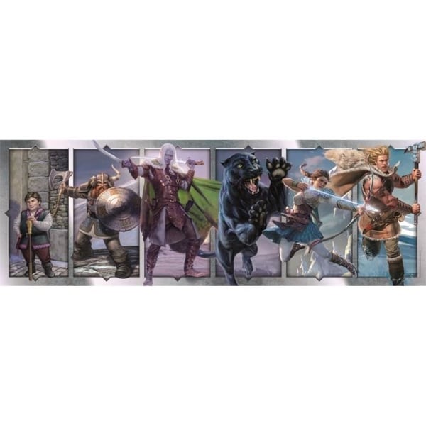 Dungeons & Dragons Puzzle - Clementoni - 1000 bitar - Mått 98 x 33 cm