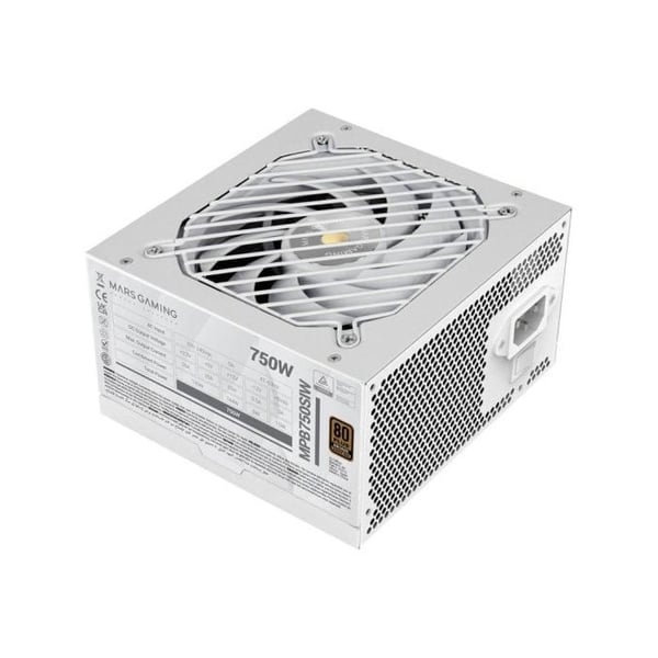PC-strömförsörjning - MARS GAMING - MPB750SI - 750W - 80 Plus Bronze - Tyst fläkt