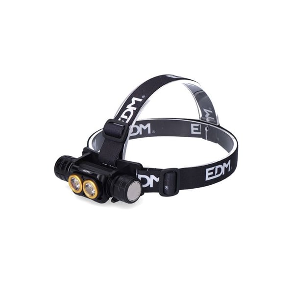 Ficklampa - Huvud 3000lm - Vattentät - Uppladdningsbar USB - 4 Läge