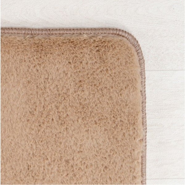 Ayyildiz Modern design matta Beige 160 x 220 cm Tvättbar med korta hår, halkfri och mjuk, modern enfärgad för