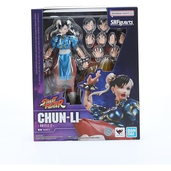 Actionfigur - Bandai Spirits - Chun-Li - Klädsel 2 - Street Fighter 6 - 3 ansiktsuttryck