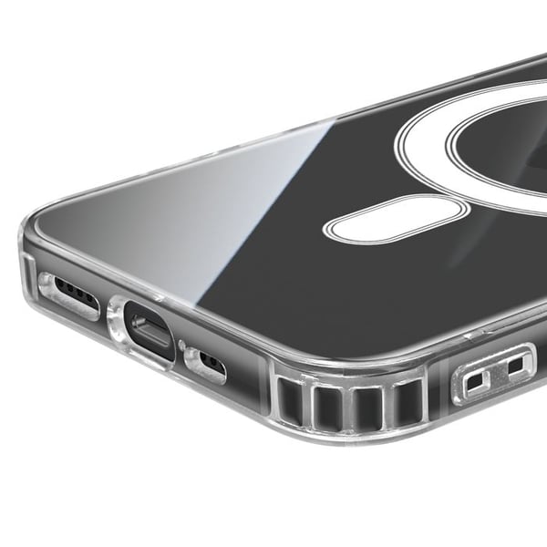 MagSafe-skal - SWISSTEN - iPhone 16e - Transparent - Förstärkt skydd - MagSafe-kompatibilitet