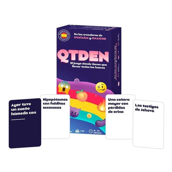 Sällskapsspel - Qtden - 480 bokstäver - 3 till 12 spelare - Kreativitet och skratt garanteras