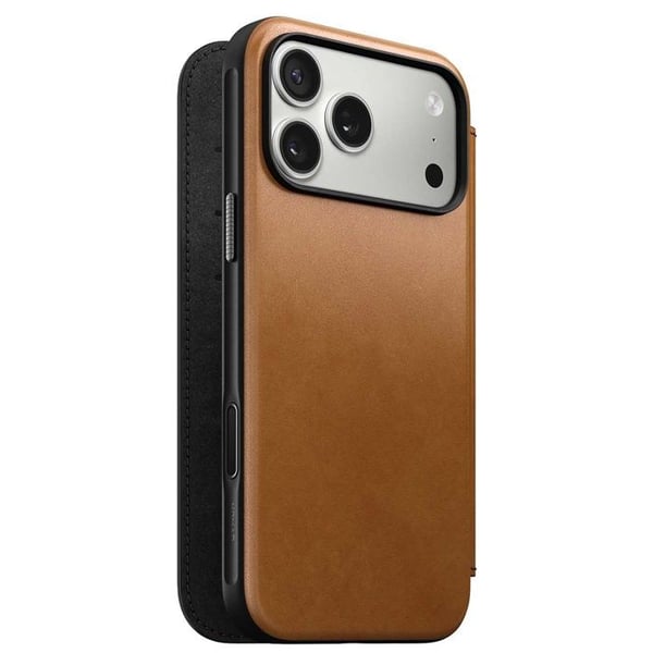 Pungetui - NOMAD - iPhone 17 Pro Max - Læder af fuldnarv - MagSafe - Lys brun