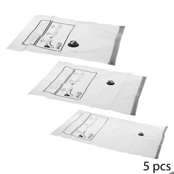 5-pack kompressorpåsar "Air-Flat" - 5 fem enkelt smart