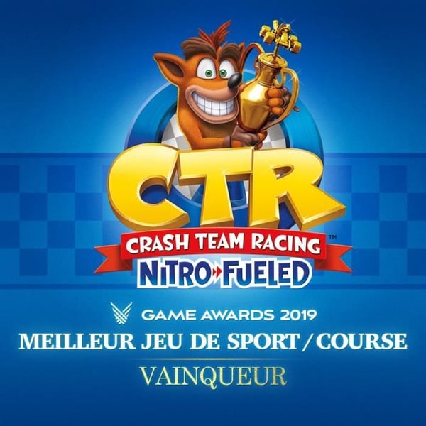 ACTIVISION Crash Team Racing Nitro-Fueled PS4-spel Standard Blu-Ray