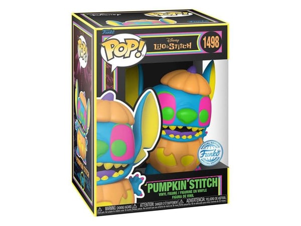 Figur miniatuar - Funko - POP Disney Pumpa Stitch Blacklight n° 1498