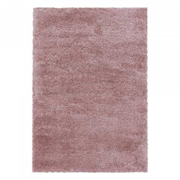 Soffmatta Shaggy Behaglig mjuk Sovrumstapet Rosa (160x230 cm)