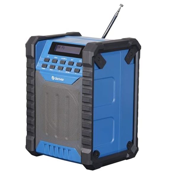 Byggepladsradio - Denver - WRD-60 - DAB+/FM - Bluetooth - Vandtætte IP54