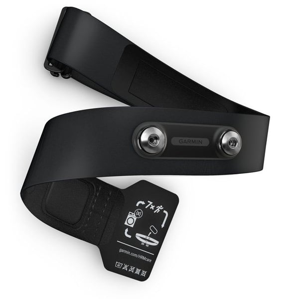 Pulsmätare - GARMIN - HRM 600 - M-XL - Upp till 2 månaders batteritid - Laddningsbart batteri - 3 m överföring