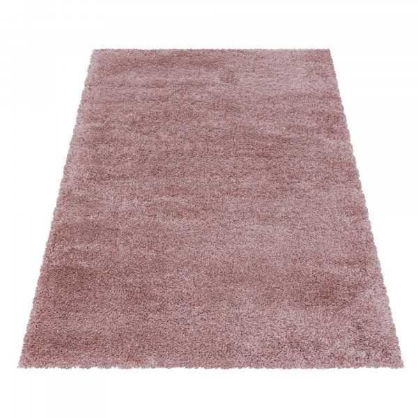 Soffmatta Shaggy Behaglig mjuk Sovrumstapet Rosa (160x230 cm)