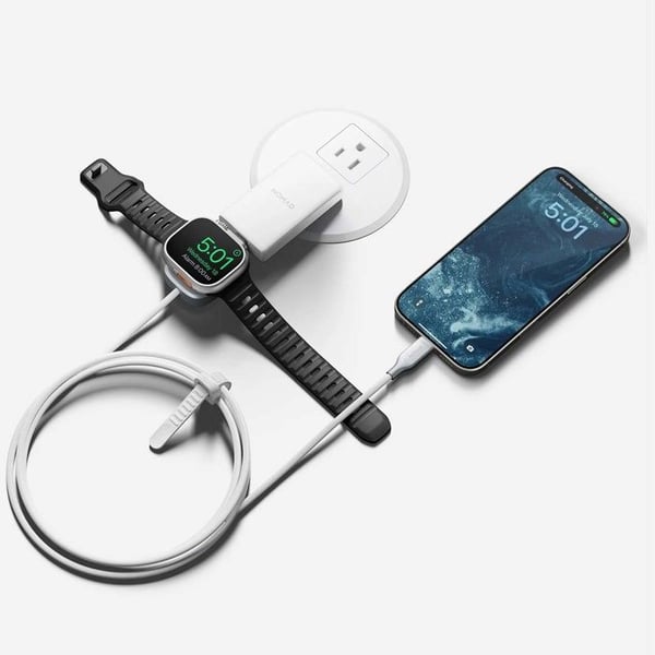 USB-C-kabel - NOMAD - Universel 1,5m - Hurtig opladning 100W - Kompatibel med Apple Watch og AirPods