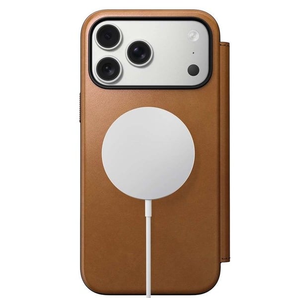 Pungetui - NOMAD - iPhone 17 Pro Max - Læder af fuldnarv - MagSafe - Lys brun