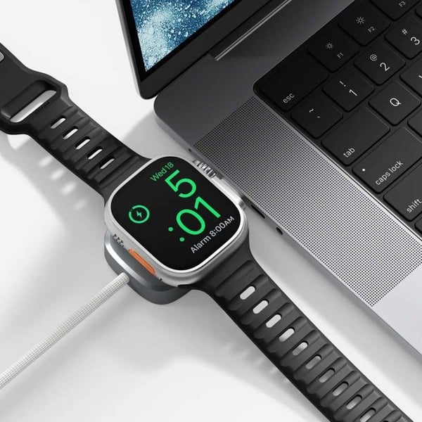 USB-C-kabel - NOMAD - Universel 1,5m - Hurtig opladning 100W - Kompatibel med Apple Watch og AirPods