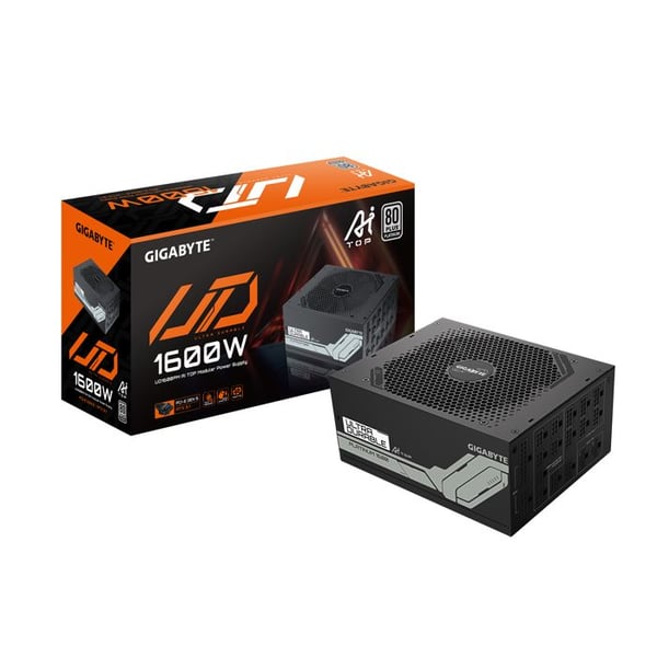 Intern strömförsörjning - Gigabyte - GP-UD1600PM PG5 - 1600W - 80 Plus-certifierad - Modulerbar