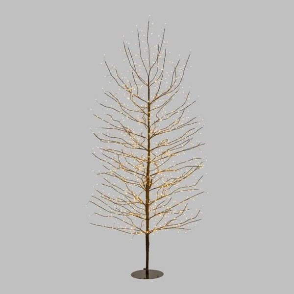 Lysende Træ TILDE Brun H200cm 1120 MicroLED FlashLED Varm hvid Lotti