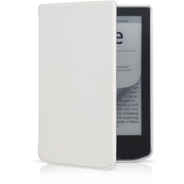 Fodral för PocketBook 629/634 - CONNECT - Vit - Hårda skydd - 7 tum - Rep-skydd