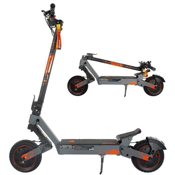 KuKirin G2 Ultra elektrisk skoter - Två motorer på 800 W - Batteri 48 V 18 Ah - Däck 10 tum