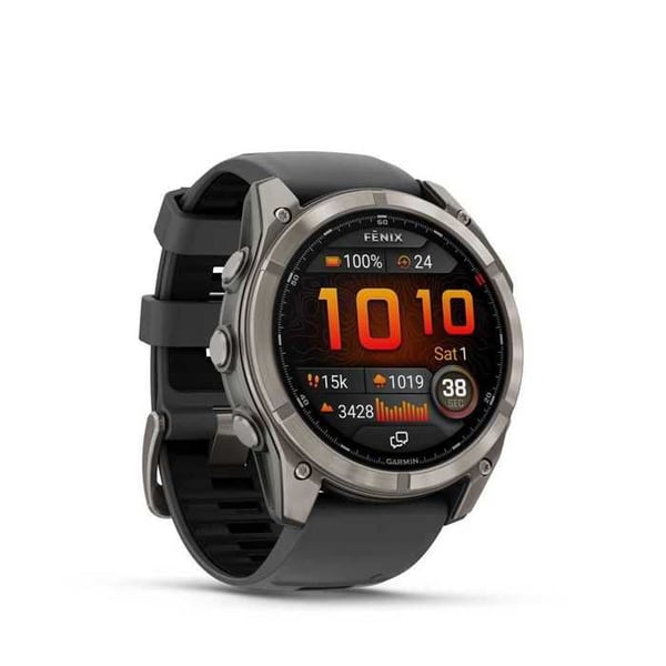 Ansluten klocka - GARMIN - Fenix 8 Pro - 51 mm - Multinät GPS - AMOLED-skärm 1,4" - 10 ATM