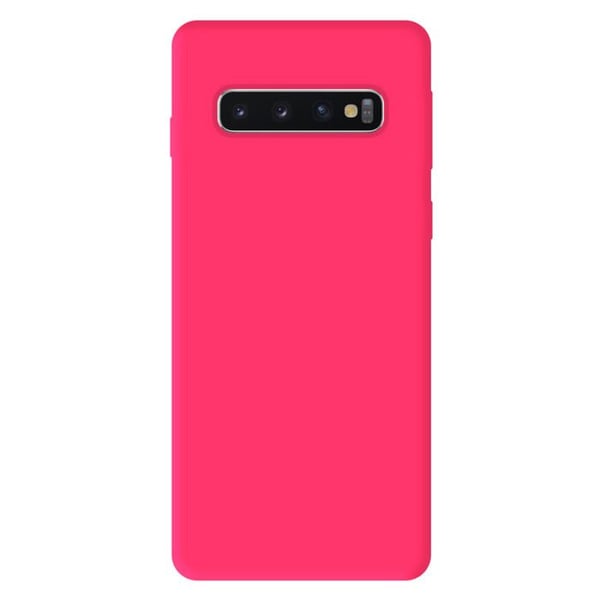 Rosafärgad silikonfodral - Kompatibel med Samsung Galaxy S10 5G