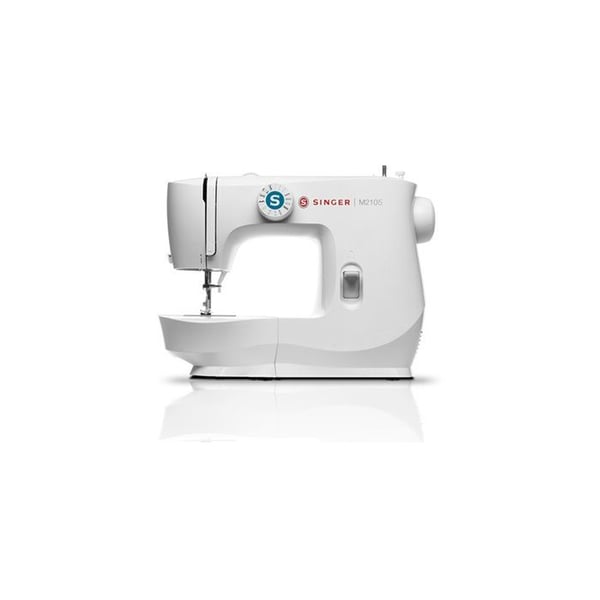 Singer M2105 symaskin - 13 poäng - Vit - Dekorativ - Förenklad - Hjul