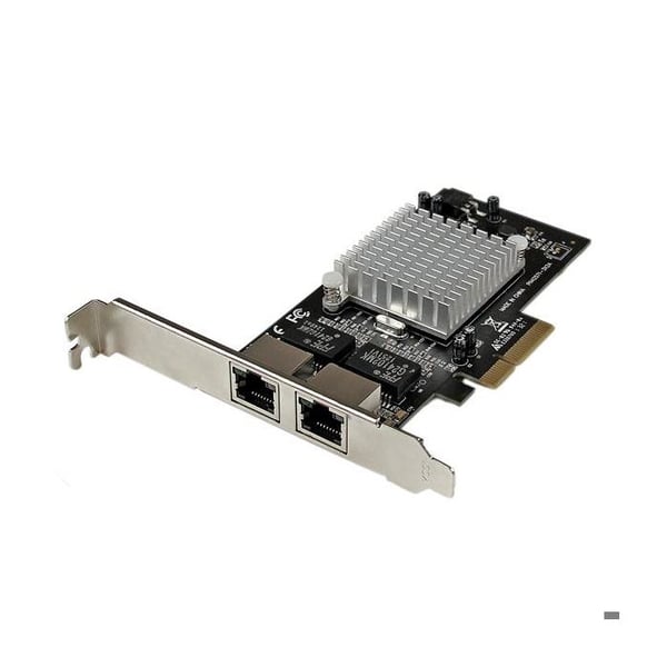 PCI Express nätverkskort 2 portar Gigabit Ethernet RJ45 10/100/1000 Mbps - POE/PSE - STARTECH